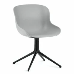 Normann Copenhagen Hyg Drehsessel - H 84 X L 54 X D 55,5 Cm - Sitzhöhe 46 Cm - Grey