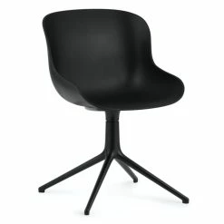 Normann Copenhagen Hyg Drehsessel - H 84 X L 54 X D 55,5 Cm - Sitzhöhe 46 Cm - Black