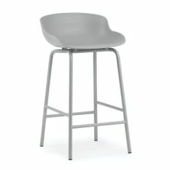 Normann Copenhagen Hyg Barstuhl - H 84 X L 46,5 X D 45 Cm - Sitzhöhe 65 Cm - Grey