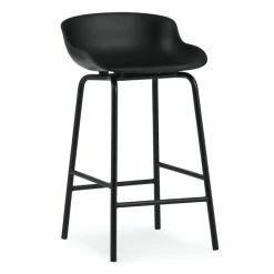Normann Copenhagen Hyg Barstuhl - H 84 X L 46,5 X D 45 Cm - Sitzhöhe 65 Cm - Black
