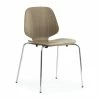 Normann Copenhagen My Chair Stuhl Mit Walnussholz - H 80 X L 50 X D 54 Cm - Sitzhöhe 43,5 Cm - Walnut