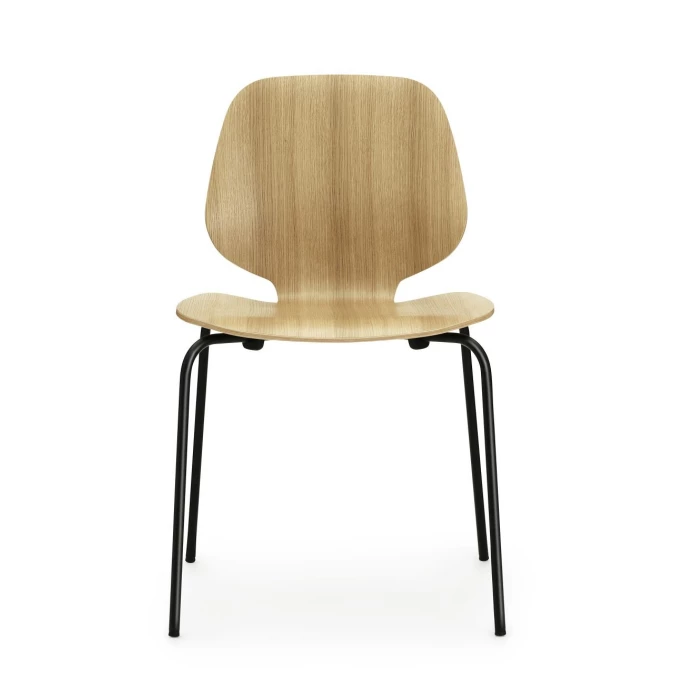 Normann Copenhagen My Chair Stuhl Mit Eichenholz - H 80 X L 50 X D 54 Cm - Sitzhöhe 43,5 Cm - Oak – Bild 2