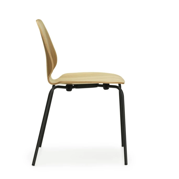 Normann Copenhagen My Chair Stuhl Mit Eichenholz - H 80 X L 50 X D 54 Cm - Sitzhöhe 43,5 Cm - Oak – Bild 3