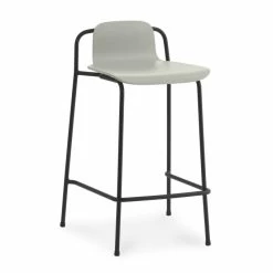 Normann Copenhagen Studio Barstuhl - H 80 X L 48 X D 47 Cm - Sitzhöhe 65 Cm - Light Grey