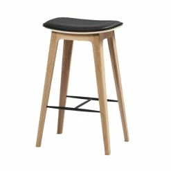 SACKit Nordic Barhocker ULTRA Mit Kreuznaht - 73x46x33.5 Cm - Black