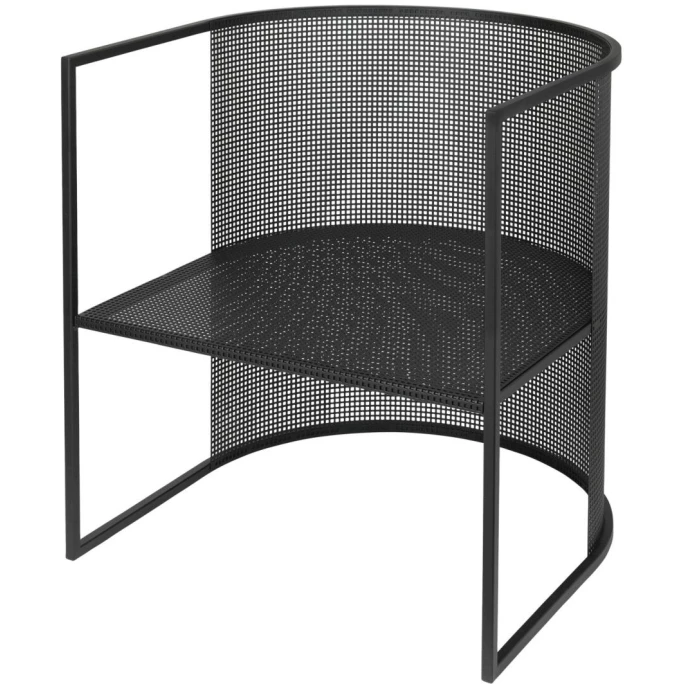 Kristina Dam Studio Bauhaus In- Und Outdoor Lounge Chair - 63x67x64 Cm - Black