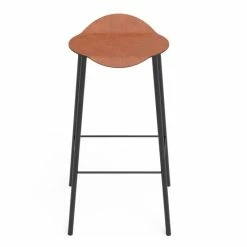 Lind DNA Flamingo High Barhocker - 40x75 Cm - Cognac/black