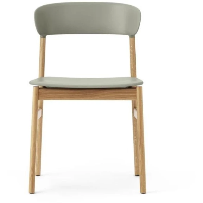 Normann Copenhagen Herit Stuhl 2er-Set - H 78,5 X B 50 X T 51 Cm - Dusty Green / Eiche Natur – Bild 2