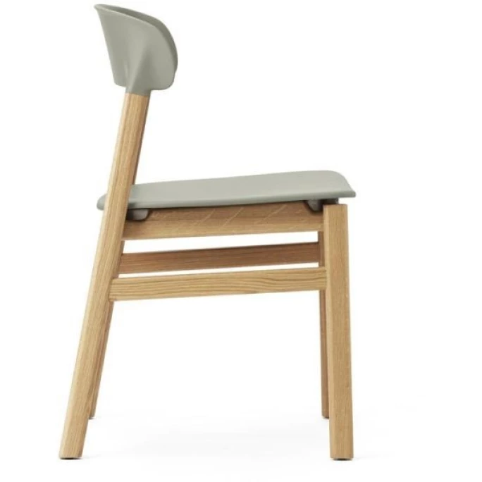 Normann Copenhagen Herit Stuhl 2er-Set - H 78,5 X B 50 X T 51 Cm - Dusty Green / Eiche Natur – Bild 3