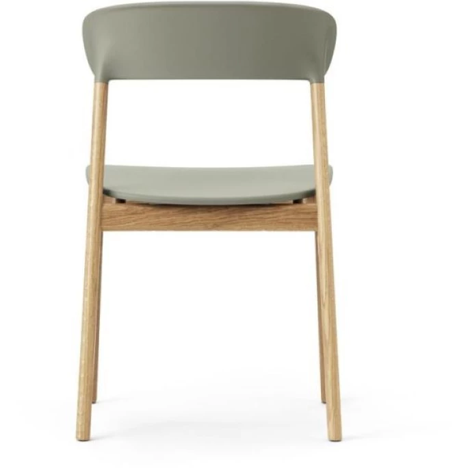 Normann Copenhagen Herit Stuhl 2er-Set - H 78,5 X B 50 X T 51 Cm - Dusty Green / Eiche Natur – Bild 4