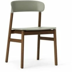 Normann Copenhagen Herit Stuhl 2er-Set - H 78,5 X B 50 X T 51 Cm - Dusty Green / Eiche Gebeizt