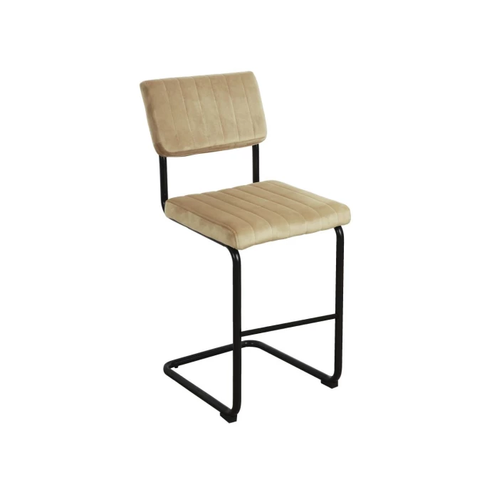 Leitmotiv Keen Barstuhl - 2er Set - 2 Stühle à 47x56x102 Cm - Sand Brown