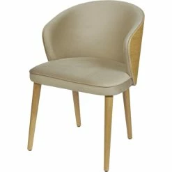 Lambert Jack Stuhl Gepolstert - Höhe 80 Cm - 57x55 Cm - Düne