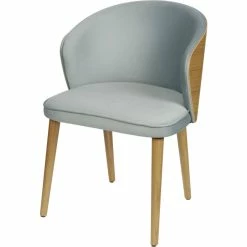 Lambert Jack Stuhl Gepolstert - Höhe 80 Cm - 57x55 Cm - Ocean