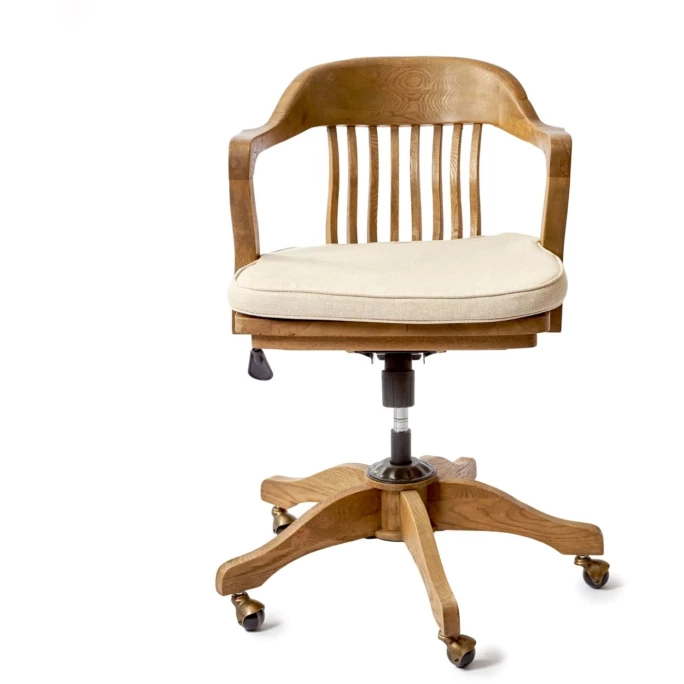 Riviera Maison Rivièra Maison Boston Schreibtischstuhl - 60x68x93 Cm - Oak