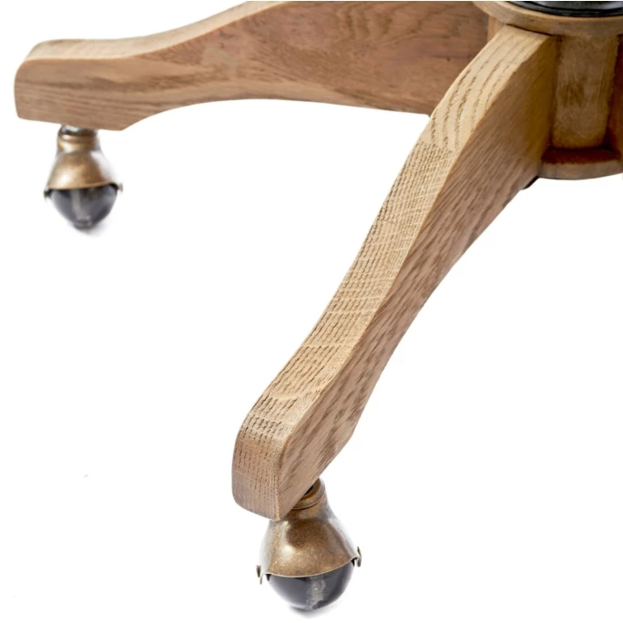 Riviera Maison Rivièra Maison Boston Schreibtischstuhl - 60x68x93 Cm - Oak – Bild 4