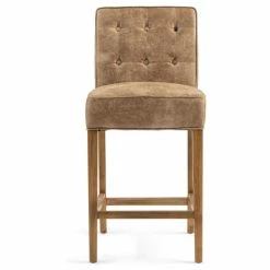 Riviera Maison Rivièra Maison Cape Breton Barhocker - 59x59x101 Cm - Camel