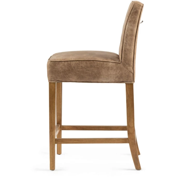 Riviera Maison Rivièra Maison Cape Breton Barhocker - 59x59x101 Cm - Camel – Bild 4