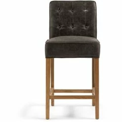 Riviera Maison Rivièra Maison Cape Breton Barhocker - 59x59x101 Cm - Espresso