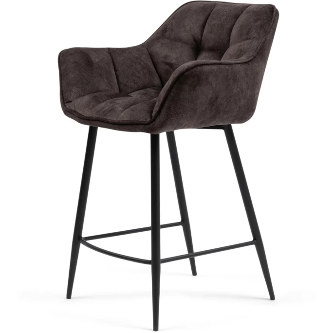 Riviera Maison Rivièra Maison Carnaby Barhocker - 67x60x96,5 Cm - Cacoa – Bild 2