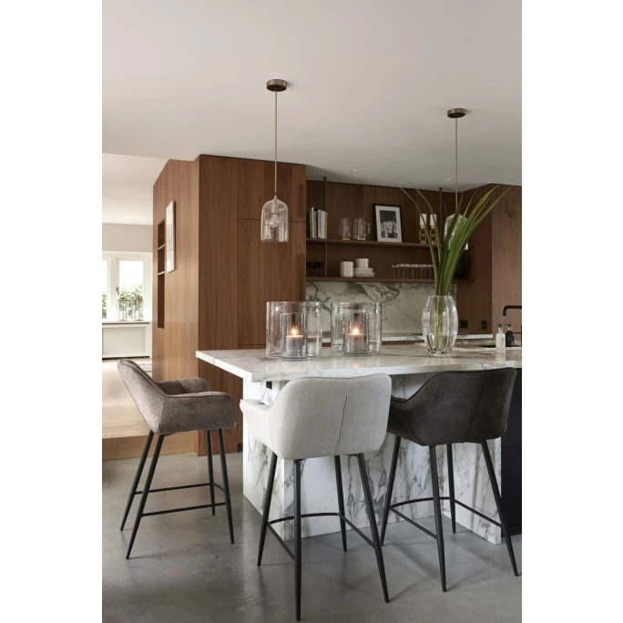 Riviera Maison Rivièra Maison Carnaby Barhocker - 67x60x96,5 Cm - Cacoa – Bild 7