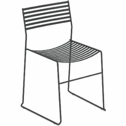 Emu AERO Stuhl 2er Set - 2 Stühle à 77 X 49 X 49 Cm - Antikeisen