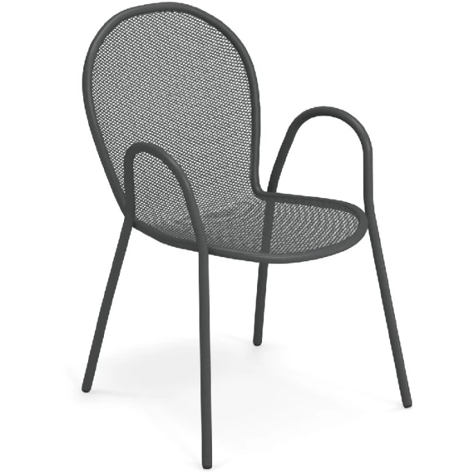 Emu RONDA Armlehnstuhl 4er Set - 4 Stühle à 82 X 60 X 65 Cm - Antikeisen