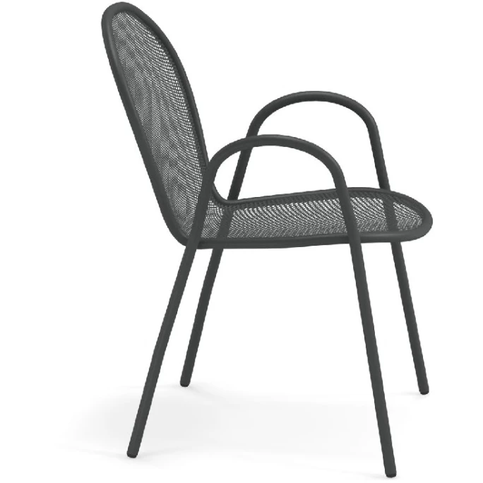 Emu RONDA Armlehnstuhl 4er Set - 4 Stühle à 82 X 60 X 65 Cm - Antikeisen – Bild 4