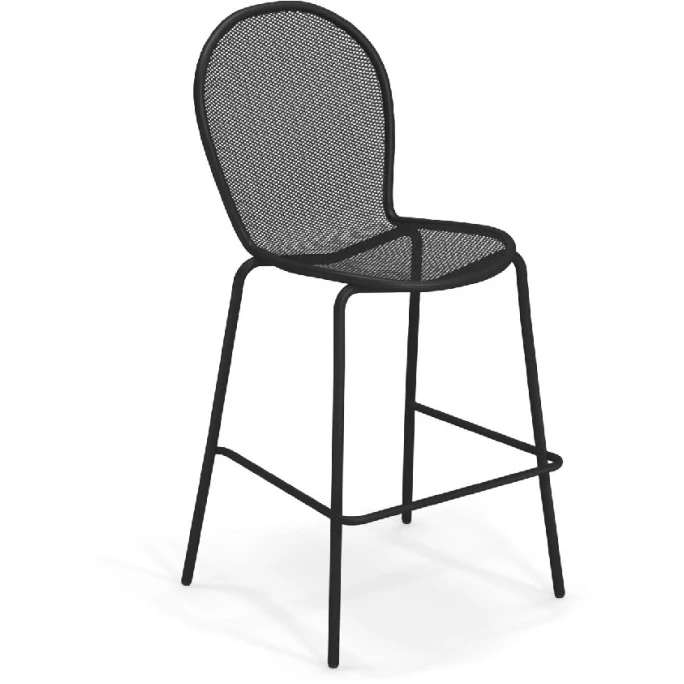 Emu RONDA Barhocker 2er Set - 2 Barhocker à 117 X 54 X 65cm - Schwarz