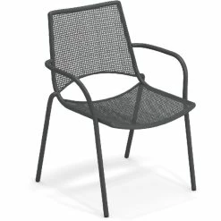 Emu ALA Armlehnstuhl 4er Set - 4 Stühle à 86 X 57 X 58 Cm - Antikeisen