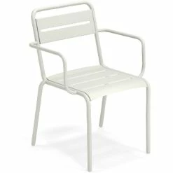 Emu STAR Armlehnstuhl 2er Set - 2 Stühle à 81 X 58 X 61 Cm - Weiß