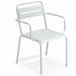 Emu STAR Armlehnstuhl 2er Set - 2 Stühle à 81 X 58 X 61 Cm - Eisweiß