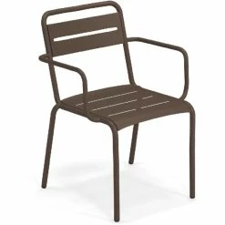 Emu STAR Armlehnstuhl 2er Set - 2 Stühle à 81 X 58 X 61 Cm - Indischbraun