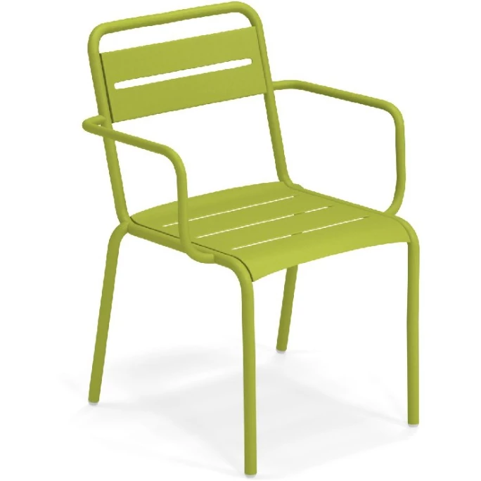 Emu STAR Armlehnstuhl 2er Set - 2 Stühle à 81 X 58 X 61 Cm - Hellgrün