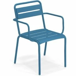 Emu STAR Armlehnstuhl 2er Set - 2 Stühle à 81 X 58 X 61 Cm - Blau