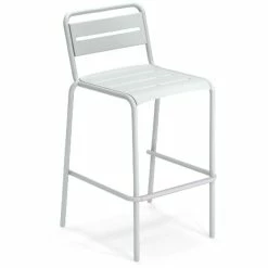 Emu STAR Barhocker 4er Set - 4 Barhocker à 105 X 56 X 59 Cm - Eisweiß