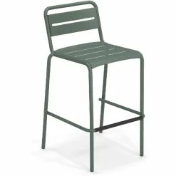 Emu STAR Barhocker 4er Set - 4 Barhocker à 105 X 56 X 59 Cm - Dunkelgrün