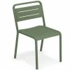 Emu URBAN Stuhl 4er Set - 4 Stühle à 81 X 51 X 55 Cm - Militärgrün