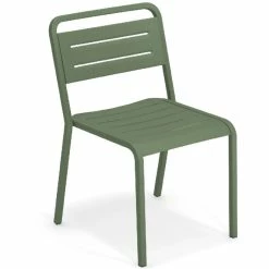 Emu URBAN Stuhl 4er Set - 4 Stühle à 81 X 51 X 55 Cm - Militärgrün