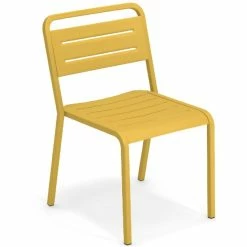 Emu URBAN Stuhl 4er Set - 4 Stühle à 81 X 51 X 55 Cm - Curry-gelb
