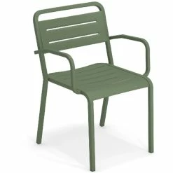 Emu URBAN Armlehnstuhl 4er Set - 4 Stühle à 81 X 56 X 55 Cm - Militärgrün