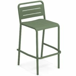 Emu URBAN Barhocker 2er Set - 2 Barhocker à 105 X 56 X 58 Cm - Militärgrün