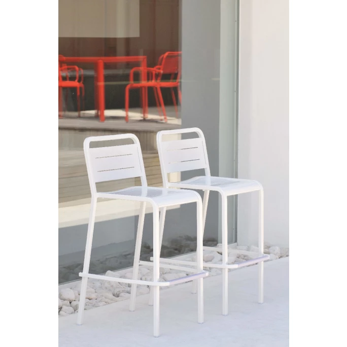 Emu URBAN Barhocker 2er Set - 2 Barhocker à 105 X 56 X 58 Cm - Scharlachrot – Bild 2