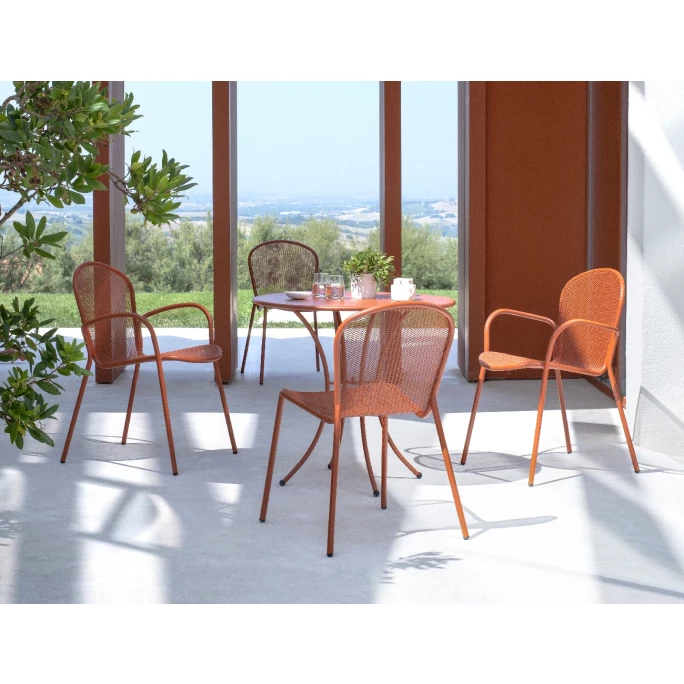 Emu RONDA XS Stuhl 4er Set - 4 Stühle à 83 X 51,5 X 62 Cm - Corten – Bild 2