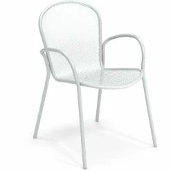 Emu RONDA XS Armlehnstuhl 4er Set - 4 Stühle à 83 X 58 X 62 Cm - Eisweiß