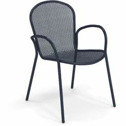 Emu RONDA XS Armlehnstuhl 4er Set - 4 Stühle à 83 X 58 X 62 Cm - Dunkelblau