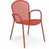 Emu RONDA XS Armlehnstuhl 4er Set - 4 Stühle à 83 X 58 X 62 Cm - Scharlachrot