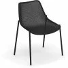 Emu ROUND Stuhl 4er Set - 4 Stühle à 79 X 63 X 58 Cm - Schwarz