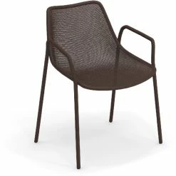 Emu ROUND Armlehnstuhl 4er Set - 4 Stühle à 79 X 63 X 58 Cm - Indischbraun