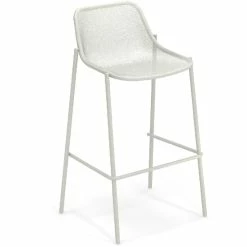 Emu ROUND Barhocker 2er Set - 2 Barhocker à 101 X 58 X 52 Cm - Weiß